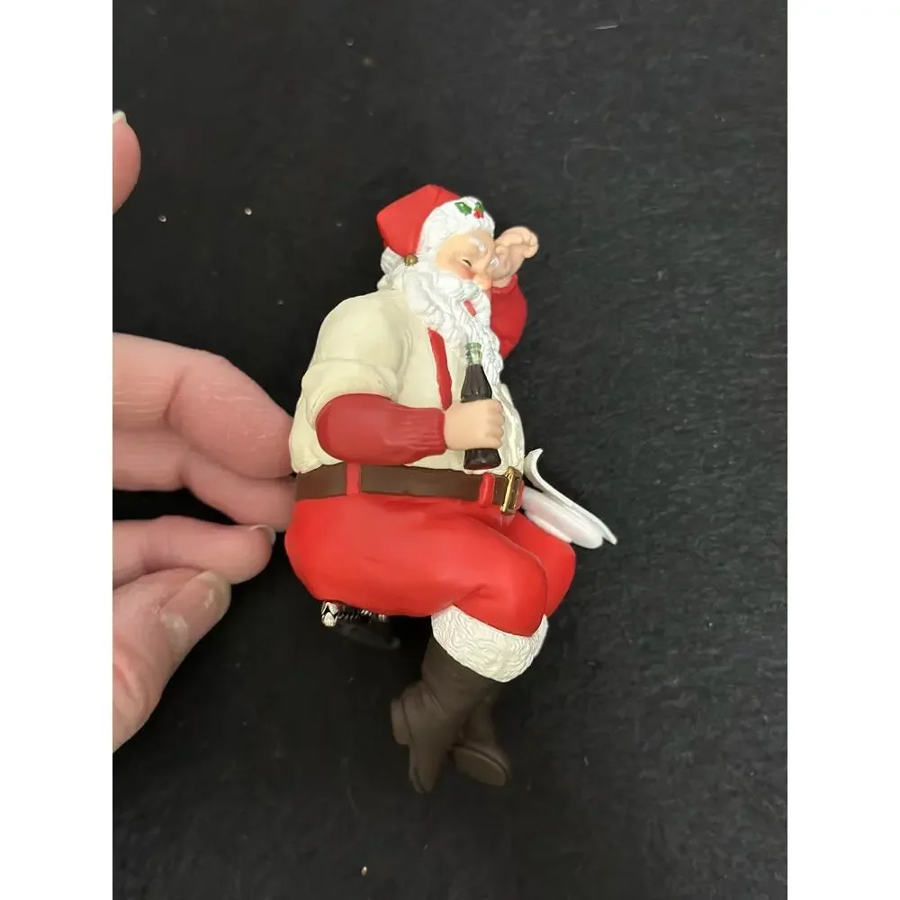 Hallmark Keepsake 1992‎ Coca-Cola Santa Clip-On Christmas Ornament Vintage
